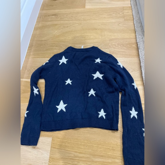 Bluenotes Navy Star Sweater size small - Picture 13 of 13